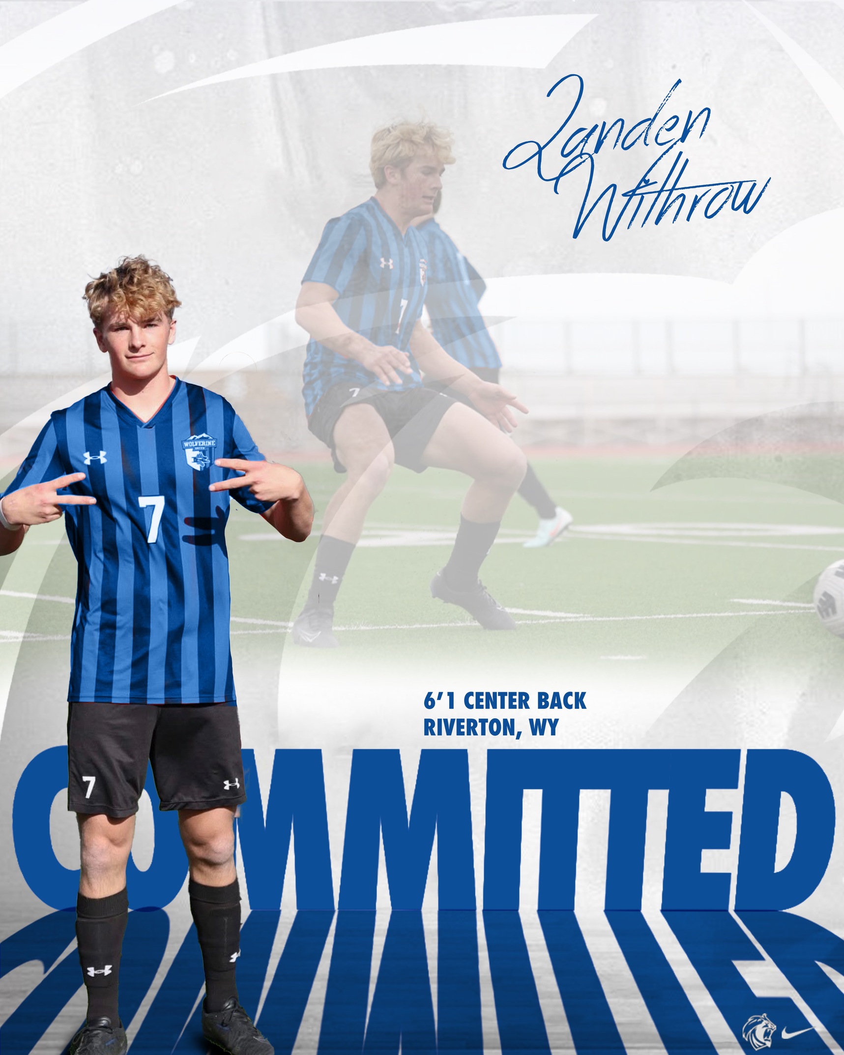 Landen Withthrow Commits to Men’s Soccer!